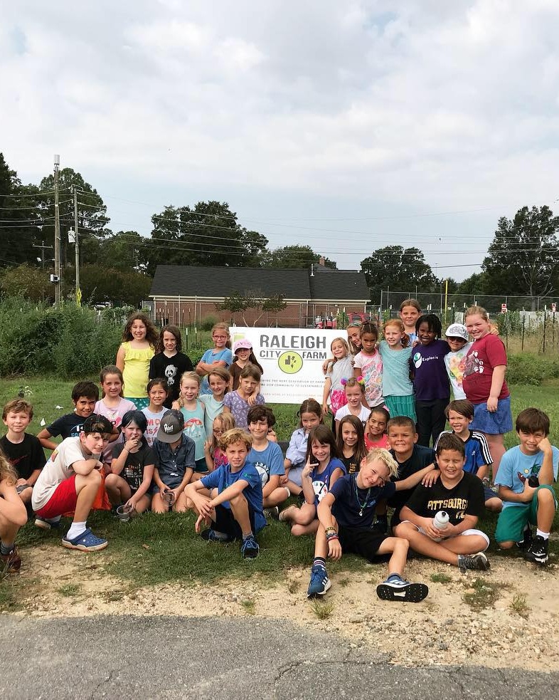 Raleigh City Farm volunteers