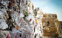 bales of paper and cardboard for recycling