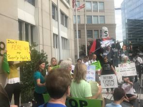 Protest Outside of FERC