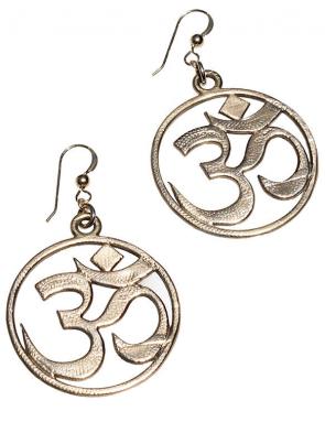 Recycled OM Earrings