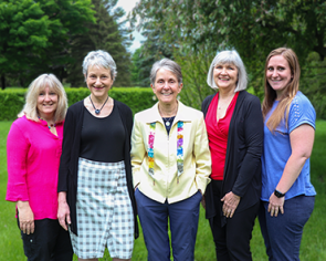 Hansen's Team 2022, l to r: Lisa Chasse, Laura Adams, Susan Hansen, Gayle Olivette, Julie Wright