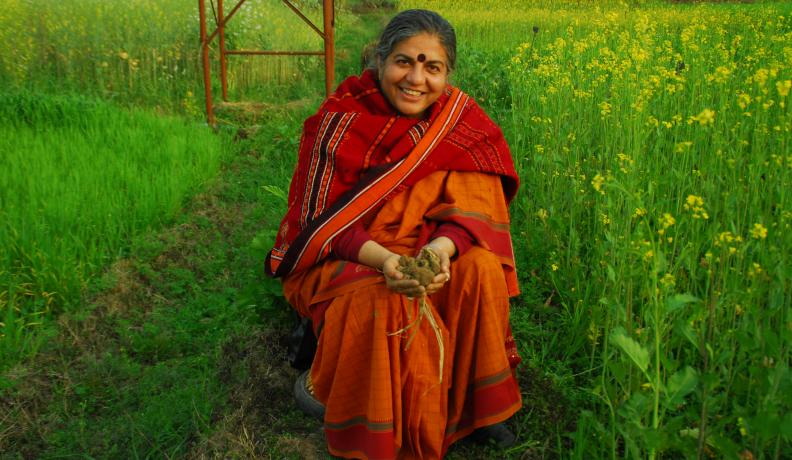 Vandana Shiva, photo from Navdanya