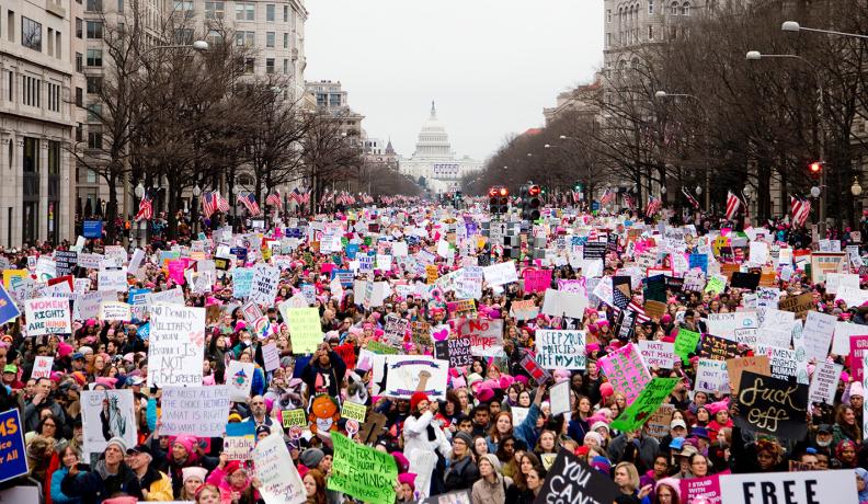 women's march in Washington DC