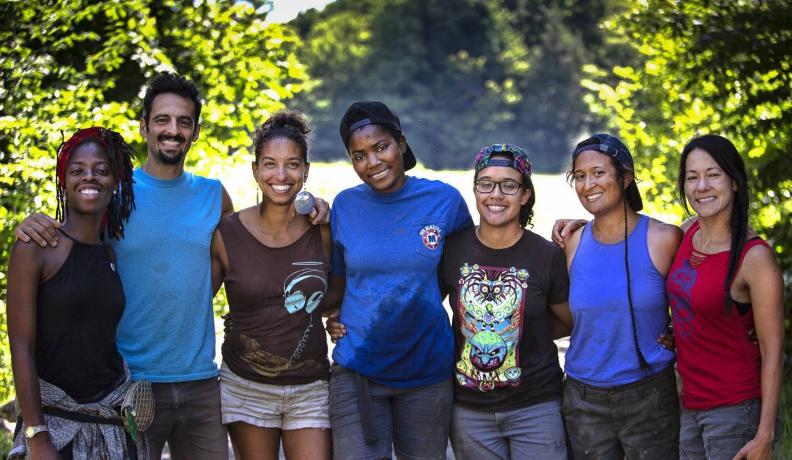 group of people at Soul Fire Farm