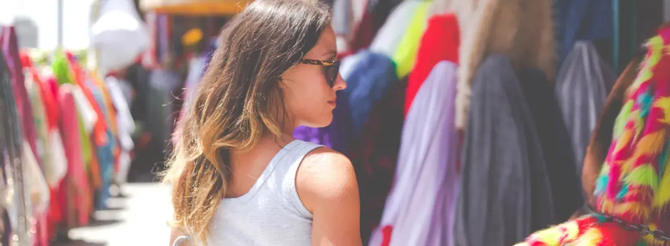 woman browsing in store