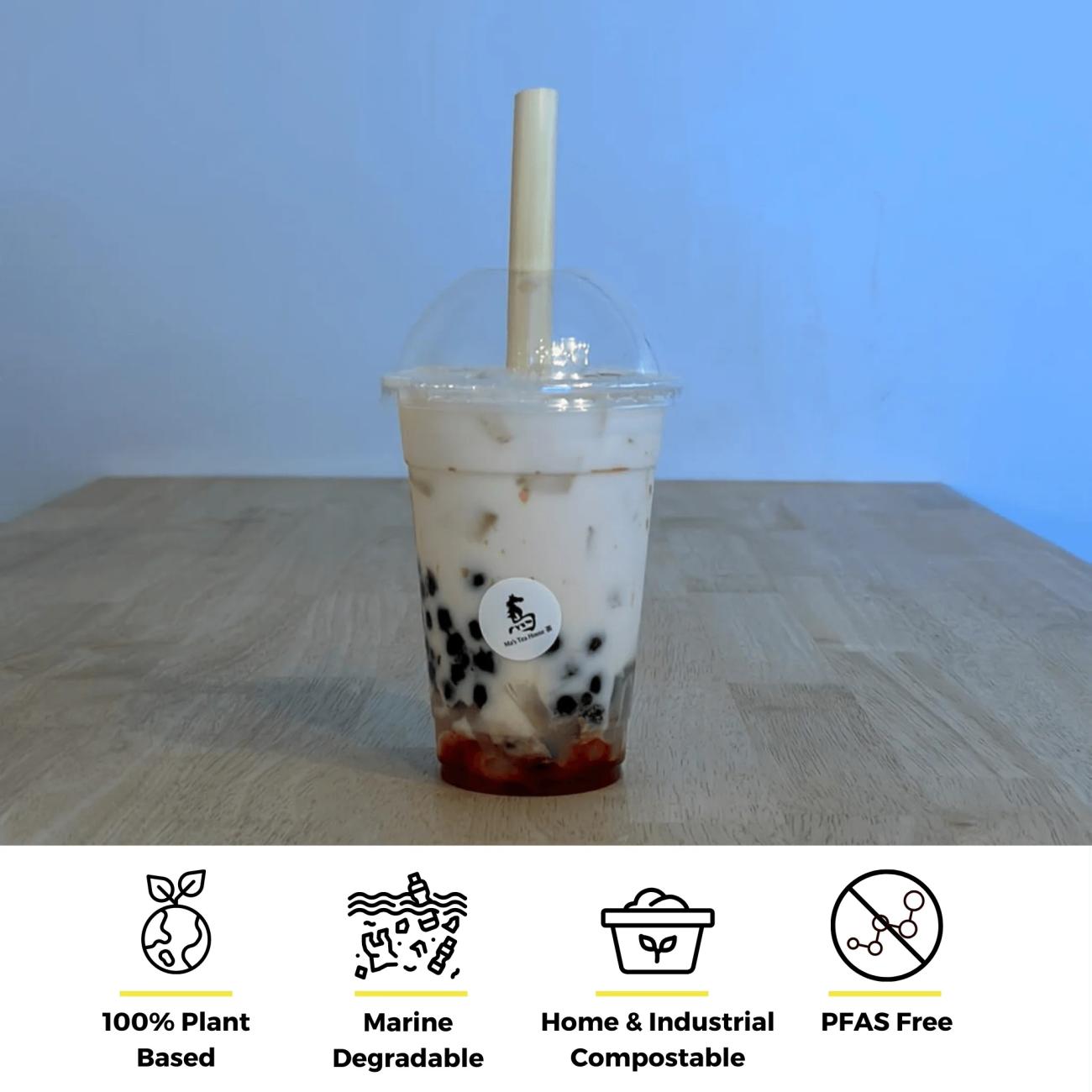 Sustainable boba straw from Holy City Straw Company