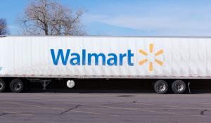 Image: Walmart tractor trailer. Topic: How Walmart Hurts Your Community