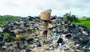 Land waste, plastic, e-waste, toxic