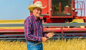 Bob Quinn, regenerative farmer and President and Founder of Kamut International