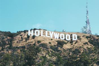 hollywood sign against blue sky, sustainability in hollywood is not a priority