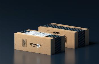 two amazon shipping boxes